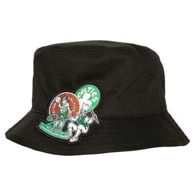 Boston Celtics Men’s Logo Lap Mitchell & Ness Bucket Hat