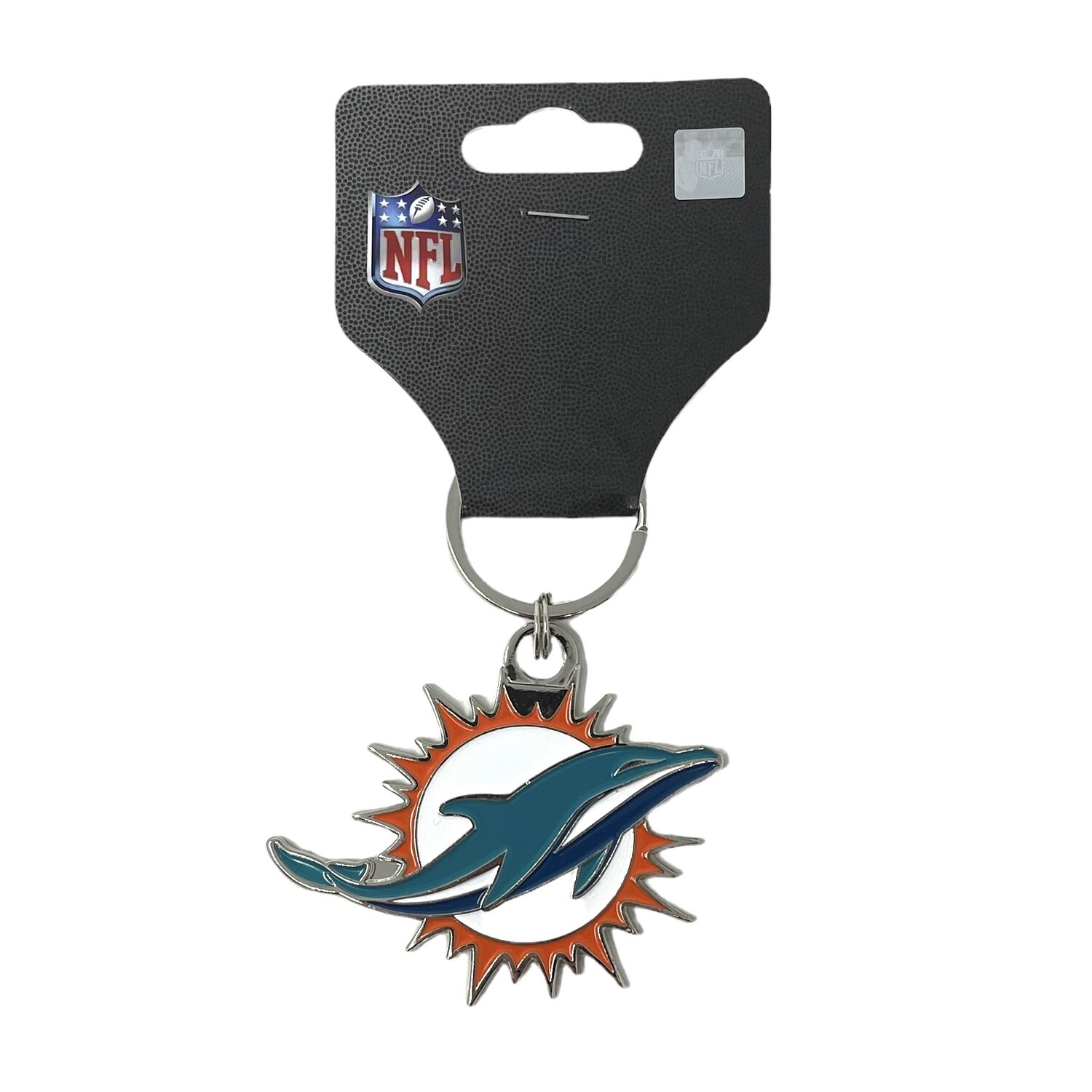 Miami Dolphins Big Heavyweight Logo Key Ring
