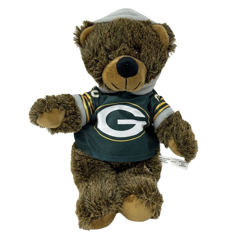 Green Bay Packers 12” Jersey Hoodie Teddy Bear