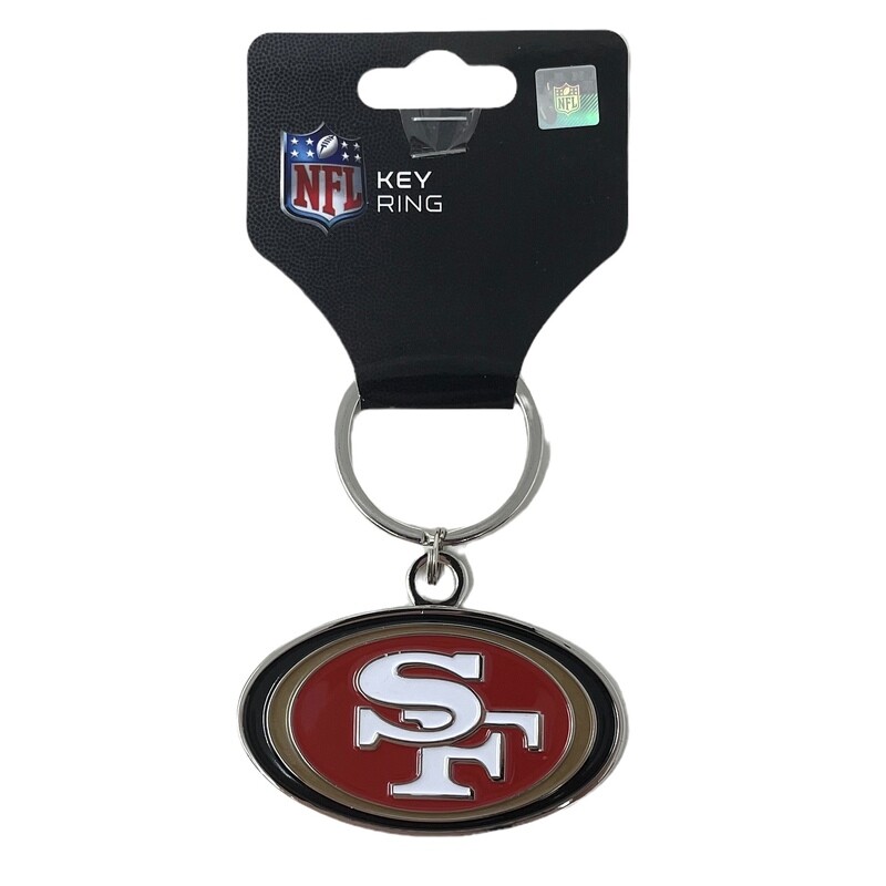 San Francisco 49ers Big Heavyweight Logo Key Ring