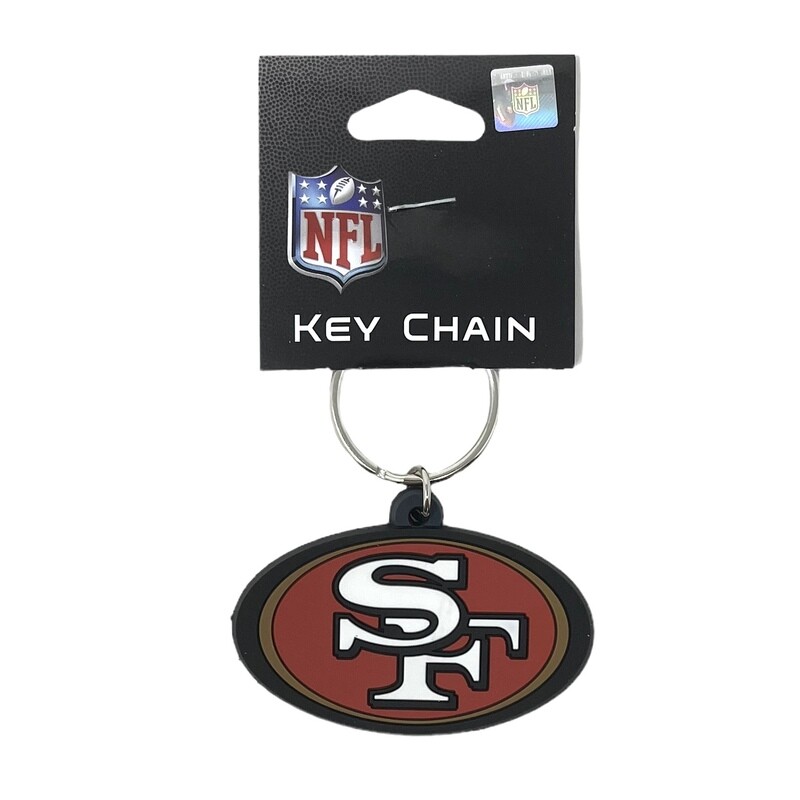 San Francisco 49ers Flex Rubber Keychain
