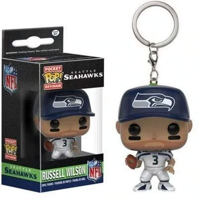 Seattle Seahawks Russell Wilson NFL Pocket Pop Keychain