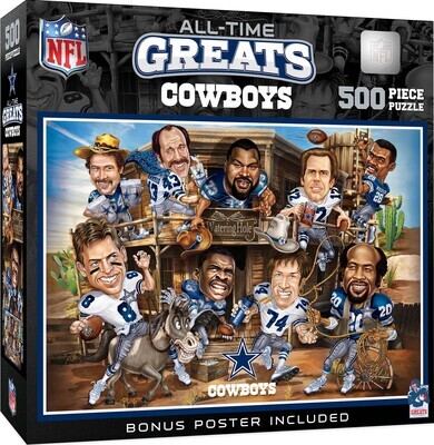 Dallas Cowboys 500 Piece All-Time Great Puzzle