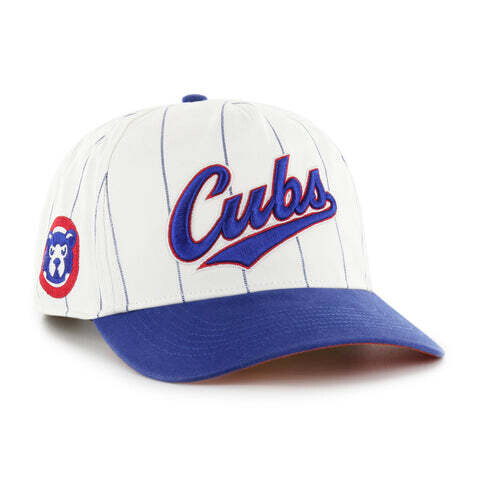 Chicago Cubs Men’s White 47 Brand Hitch Cooperstown Adjustable Hat