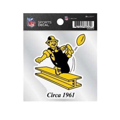 Pittsburgh Steelers NFL 4" x 4" Die Cut Vinyl Sticker