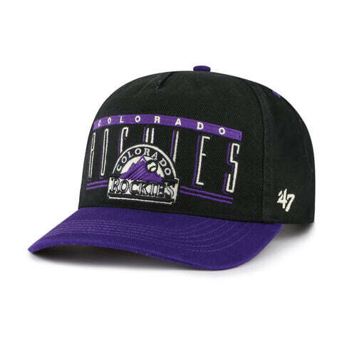 Colorado Rockies Men’s Black 47 Brand Hitch Cooperstown Adjustable Hat