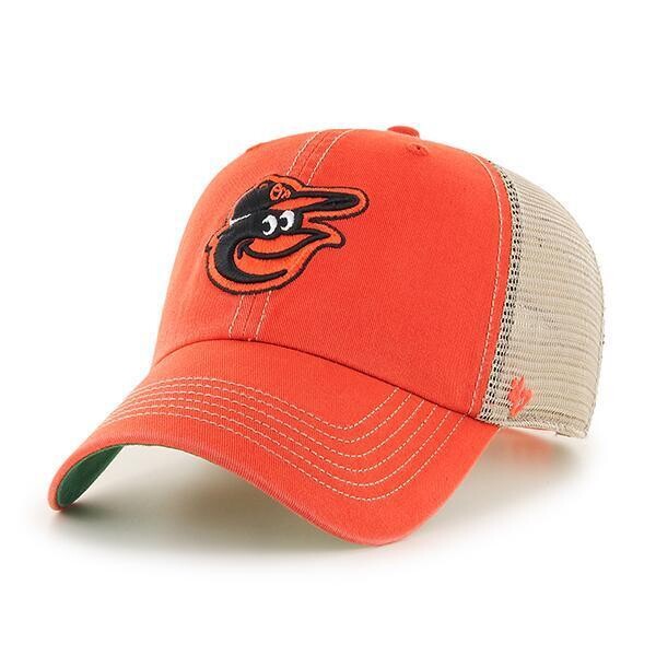 Baltimore Orioles Men’s Orange 47 Brand Clean Up Mesh Adjustable Hat