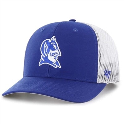 Duke Blue Devils Men’s Royal 47 Brand Trucker Adjustable Hat