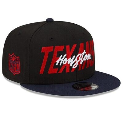 Houston Texans Men's  Black New Era 9Fifty Snapback Hat