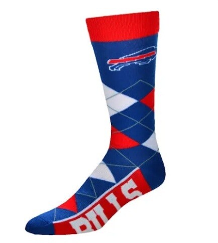 Buffalo Bills Men’s Royal Argyle Remix Socks
