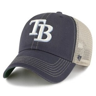 Tampa Bay Rays Men’s Navy 47 Brand Clean Up Mesh Adjustable Hat