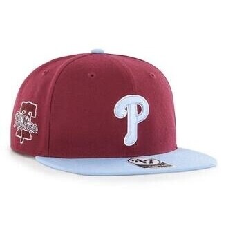 Philadelphia Phillies Men’s Cardinal 47 Brand Captain Snapback Hat