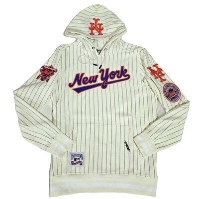 New York Mets Men’s Pinstripe Pro Standard Pullover Hoodie