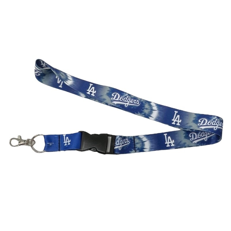 Los Angeles Dodgers Tie Dye 1" Lanyard