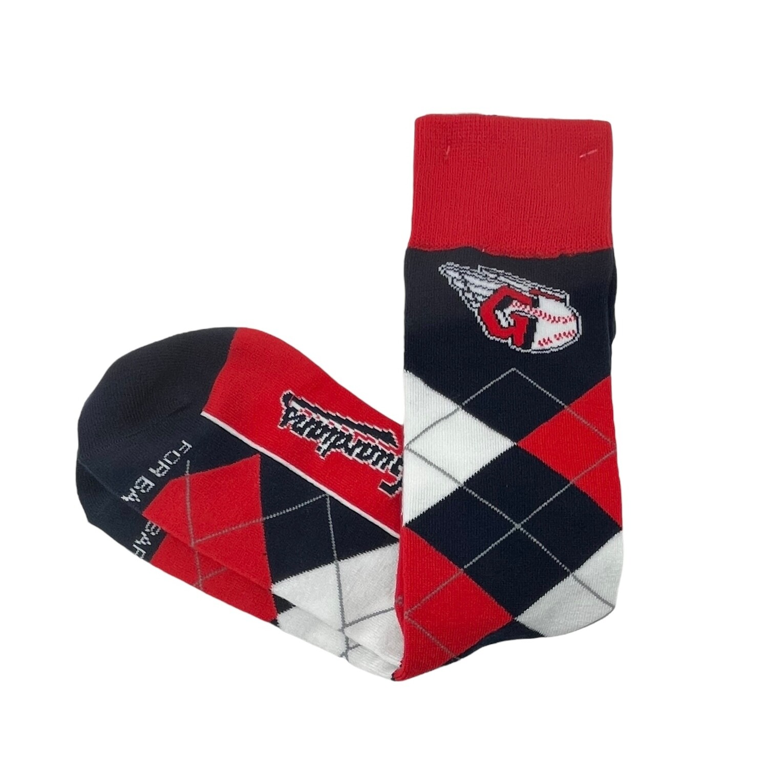Cleveland Guardians Men’s Argyle Remix Socks