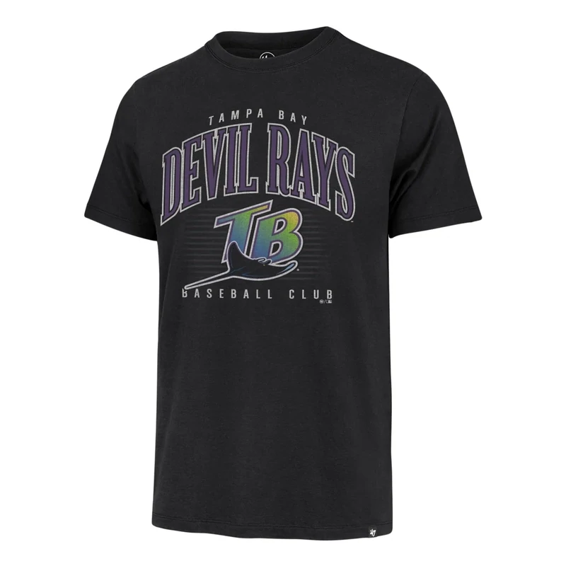 Tampa Bay Devil Rays Men’s Flint Black 47 Brand T-Shirt