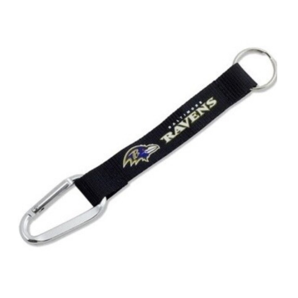 Baltimore Ravens Carabiner Lanyard Keychain