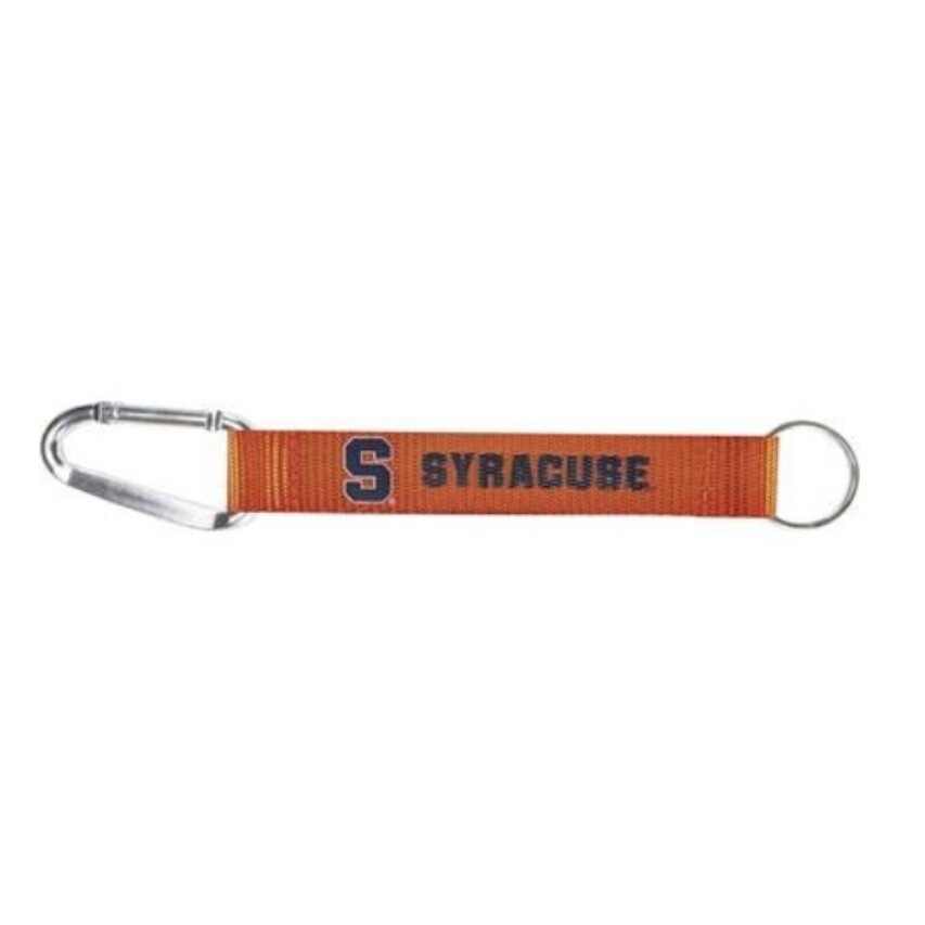 Syracuse Orange Carabiner Lanyard Keychain