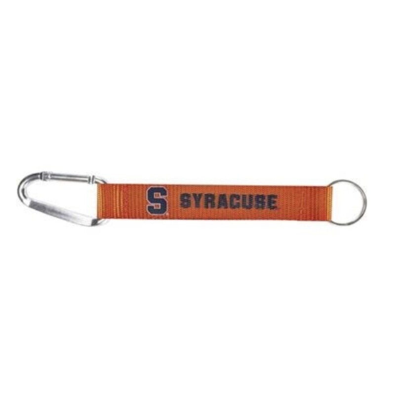 Syracuse Orange Carabiner Lanyard Keychain
