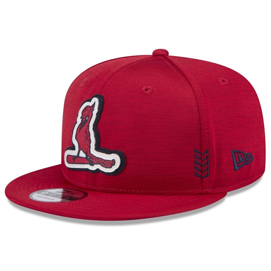 St. Louis Cardinals Men’s New Era Red 2024 Clubhouse 9FIFTY Snapback Hat