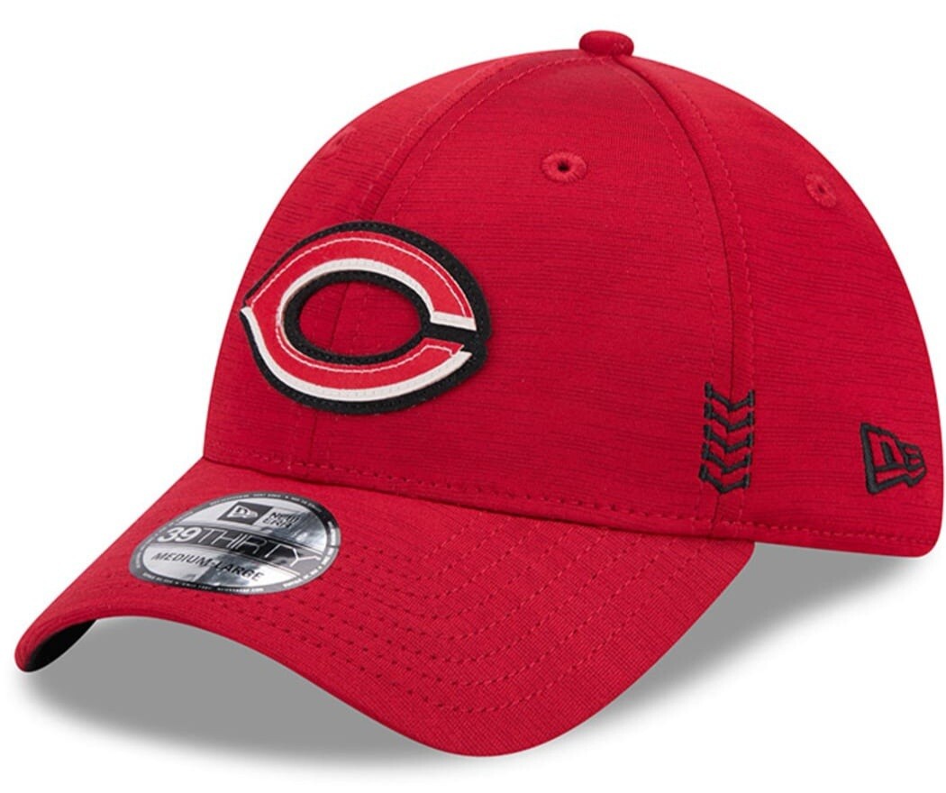 Cincinnati Reds Men’s New Era Red 2024 Clubhouse 39THIRTY Flex Fit Hat