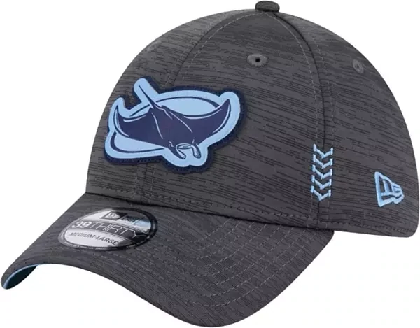 Tampa Bay Rays Men’s New Era Grey Heather 2024 Clubhouse 39THIRTY Flex Fit Hat