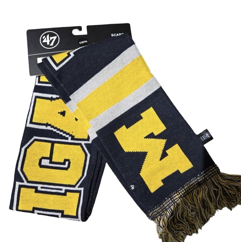 Michigan Wolverines Adult Knit Scarf