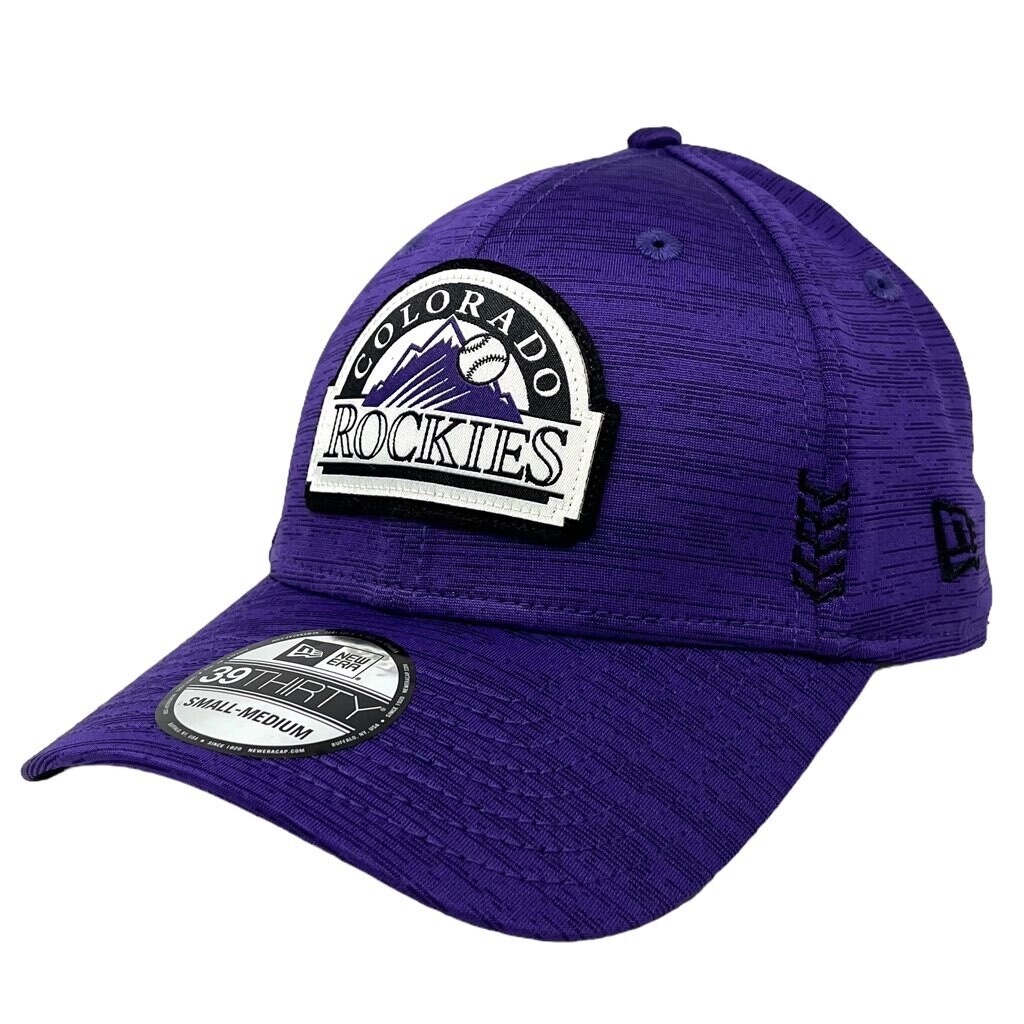 Colorado Rockies Men’s New Era Purple 2024 Clubhouse 39THIRTY Flex Fit Hat