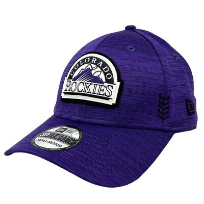 Colorado Rockies Men’s New Era Purple 2024 Clubhouse 39THIRTY Flex Fit Hat