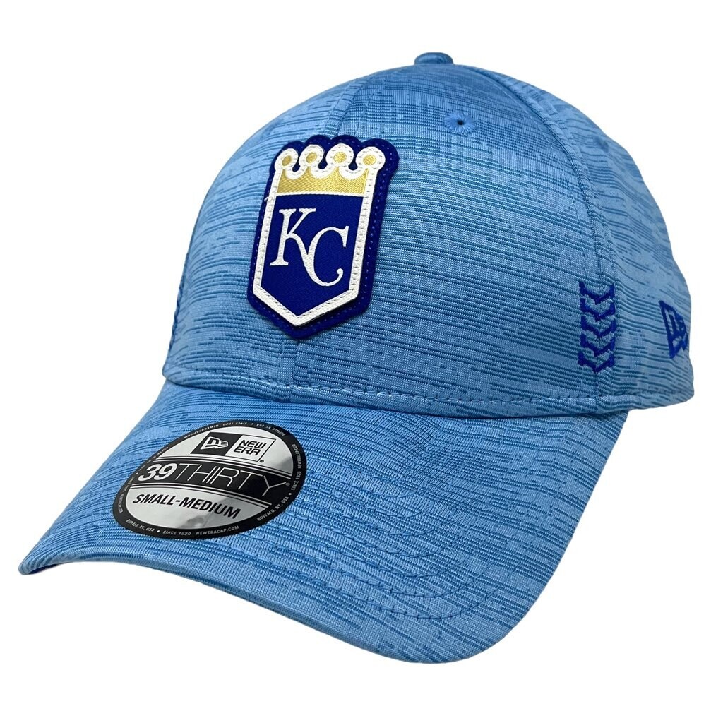 Kansas City Royals Men’s New Era Light Blue 2024 Clubhouse 39THIRTY Flex Fit Hat