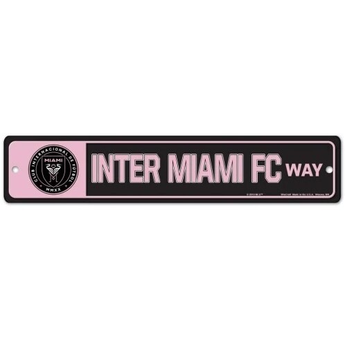 Inter Miami CF 3.75" x 19" Team Street Sign