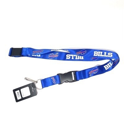 Buffalo Bills Royal Blue Lanyard
