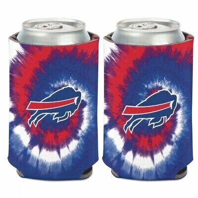 Buffalo Bills Tie Dye 12 Ounce Can Cooler Koozie