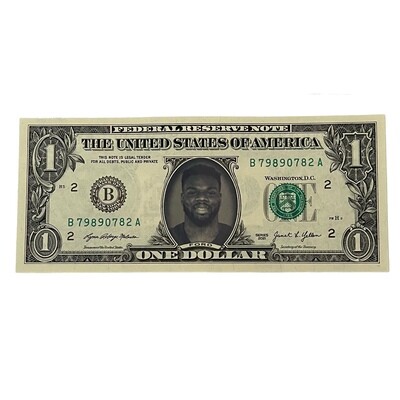 Jerome Ford Famous Face Dollar Bill