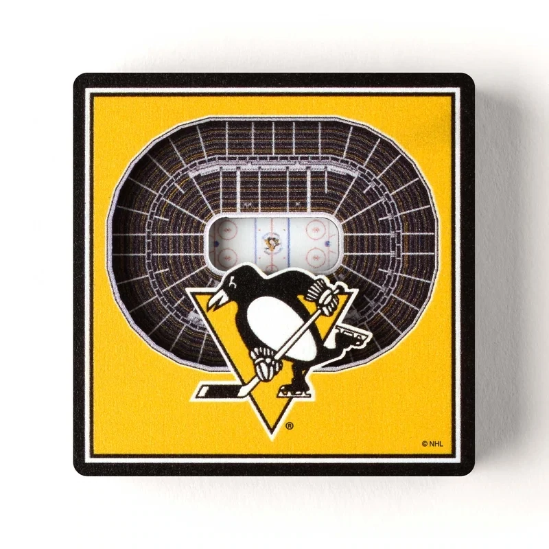 Pittsburgh Penguins 3D Logo Magnet