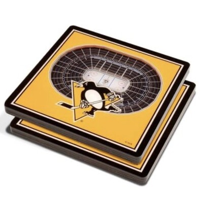 Pittsburgh Penguins 3D StadiumViews Coasters