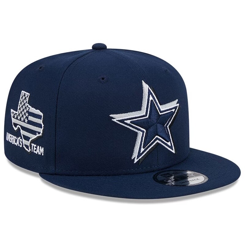 Dallas Cowboys Men’s Navy New Era 2024 Draft 9FIFTY Snapback Hat