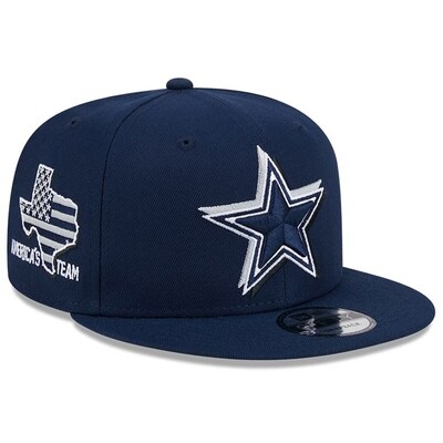 Dallas Cowboys Men’s Navy New Era 2024 Draft 9FIFTY Snapback Hat