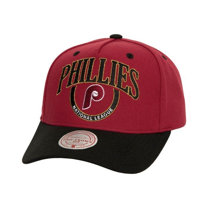 Philadelphia Phillies Men’s Maroon Mitchell & Ness MLB Crown Jewels Snapback Hat