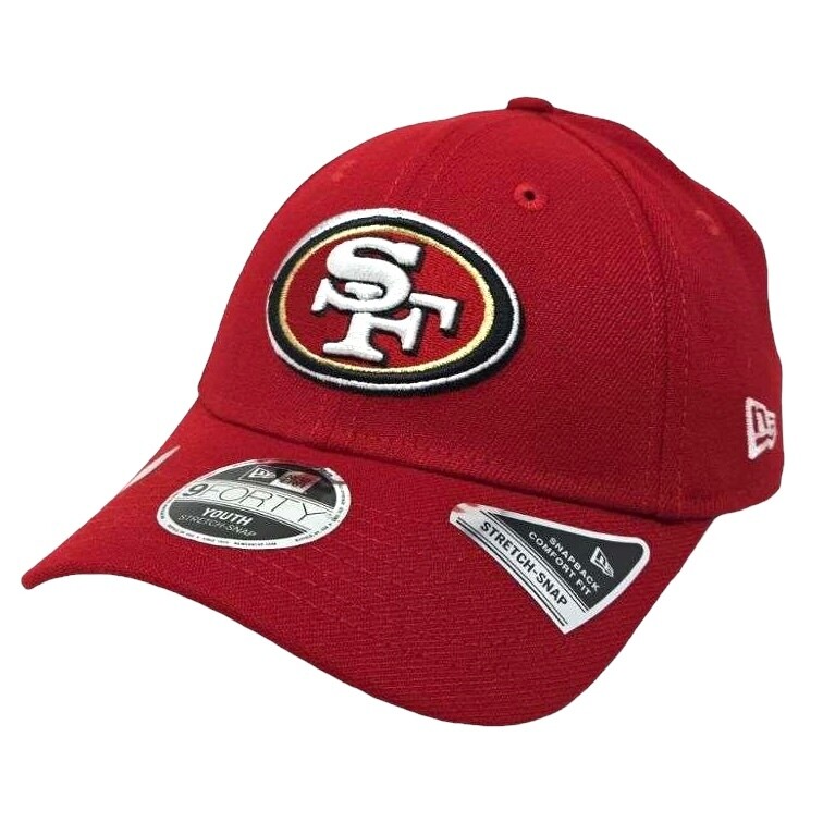 San Francisco 49ers Youth/Child Red New Era 2024 NFL Draft 9FORTY Snapback Hat
