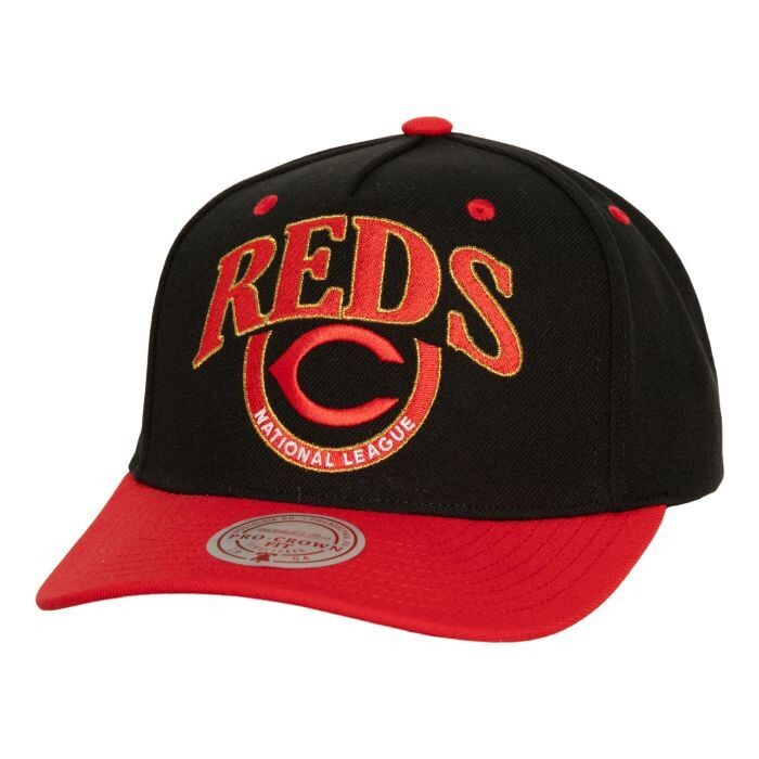 Cincinnati Reds Men’s Red Mitchell & Ness MLB Crown Jewels Snapback Hat