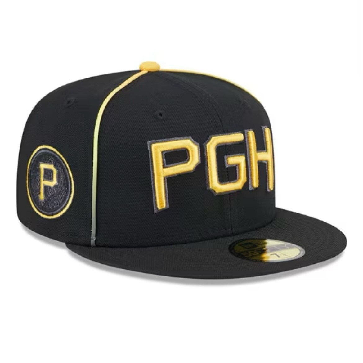 Men's New Era Gold/Black Pittsburgh Pirates 2023 City Connect 59FIFTY  Fitted Hat