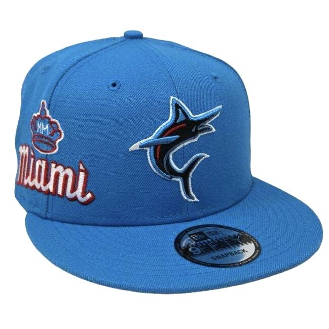 Miami Marlins Men's New Era 9Fifty City Connect Snapback Hat