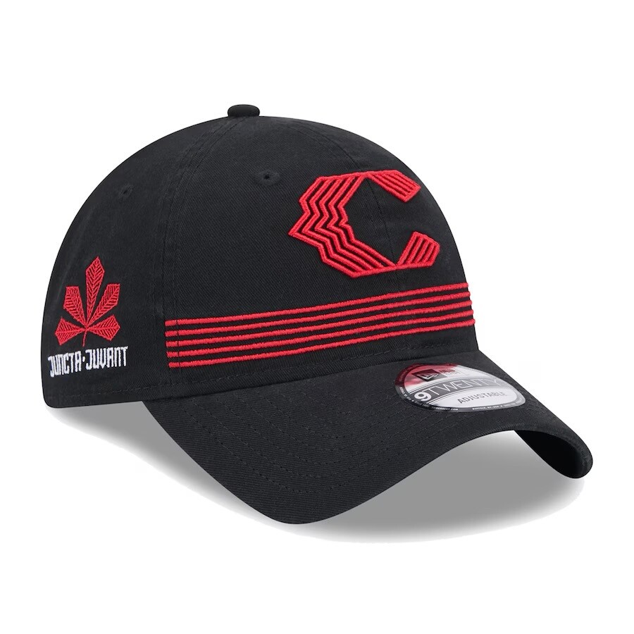 Cincinnati Reds Men’s Black New Era City Connect Alternate  9TWENTY Adjustable Hat