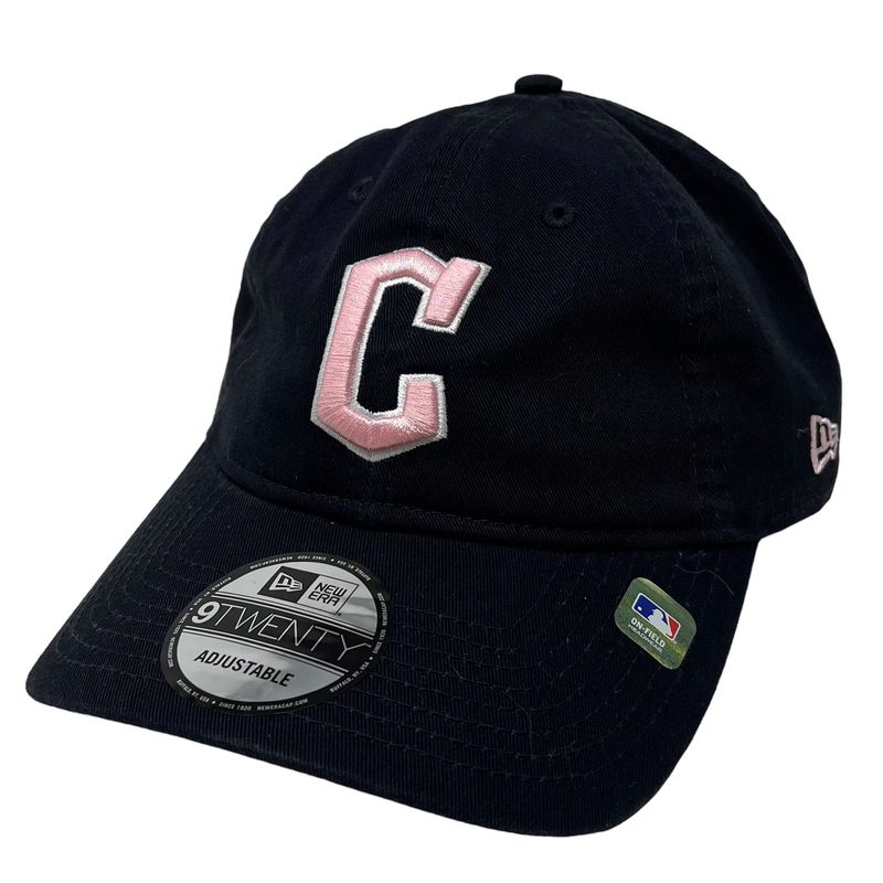 Cleveland Guardians Women's Black New Era 2024 Mother's Day 9Twenty Adjustable Hat