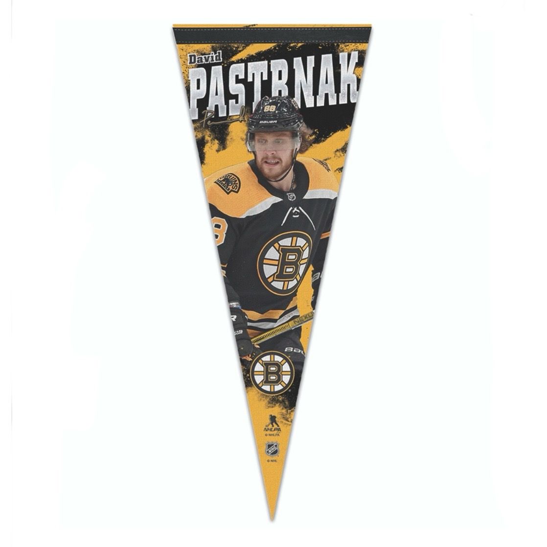 Boston Bruins David Pastrnak 12" x 30" Premium Pennant