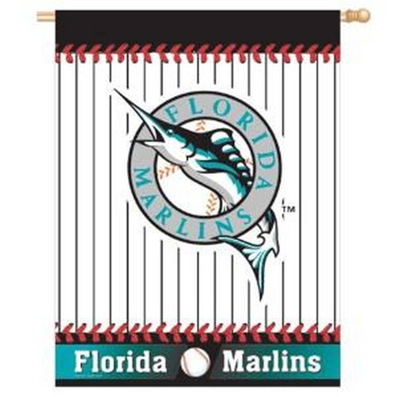 Florida Marlins 27" x 37" Vertical Flag