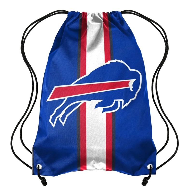 Buffalo Bills Striped Drawstring Backpack
