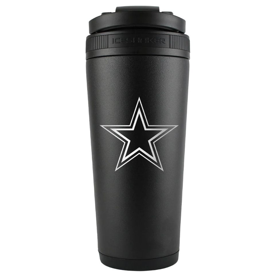 Dallas Cowboys 26oz 4D Stainless Steel Ice Shaker Bottle