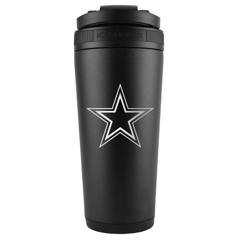 Dallas Cowboys 26oz 4D Stainless Steel Ice Shaker Bottle